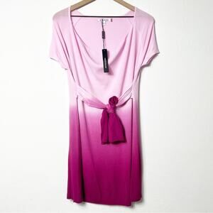 PEPPE PELUSO SMALL PINK OMBRE WOMEN DRESS BRAND NEW
